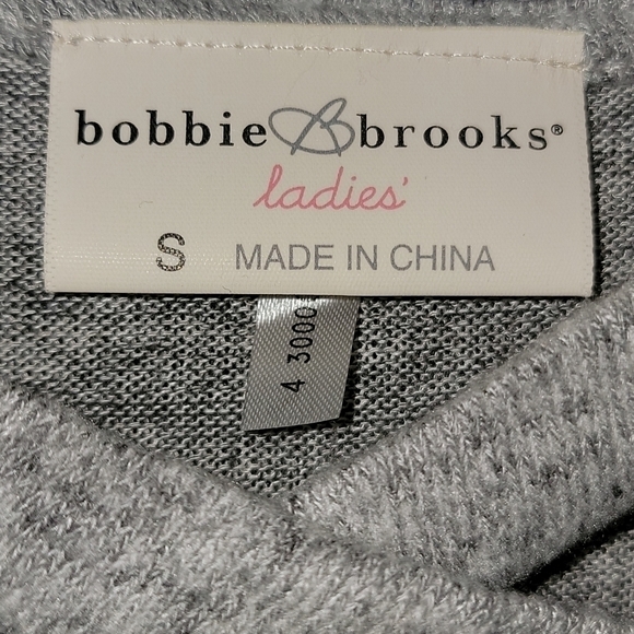 Bobbie Brooks size small gray crisscross dress long sleeve New with tags - Picture 4 of 6